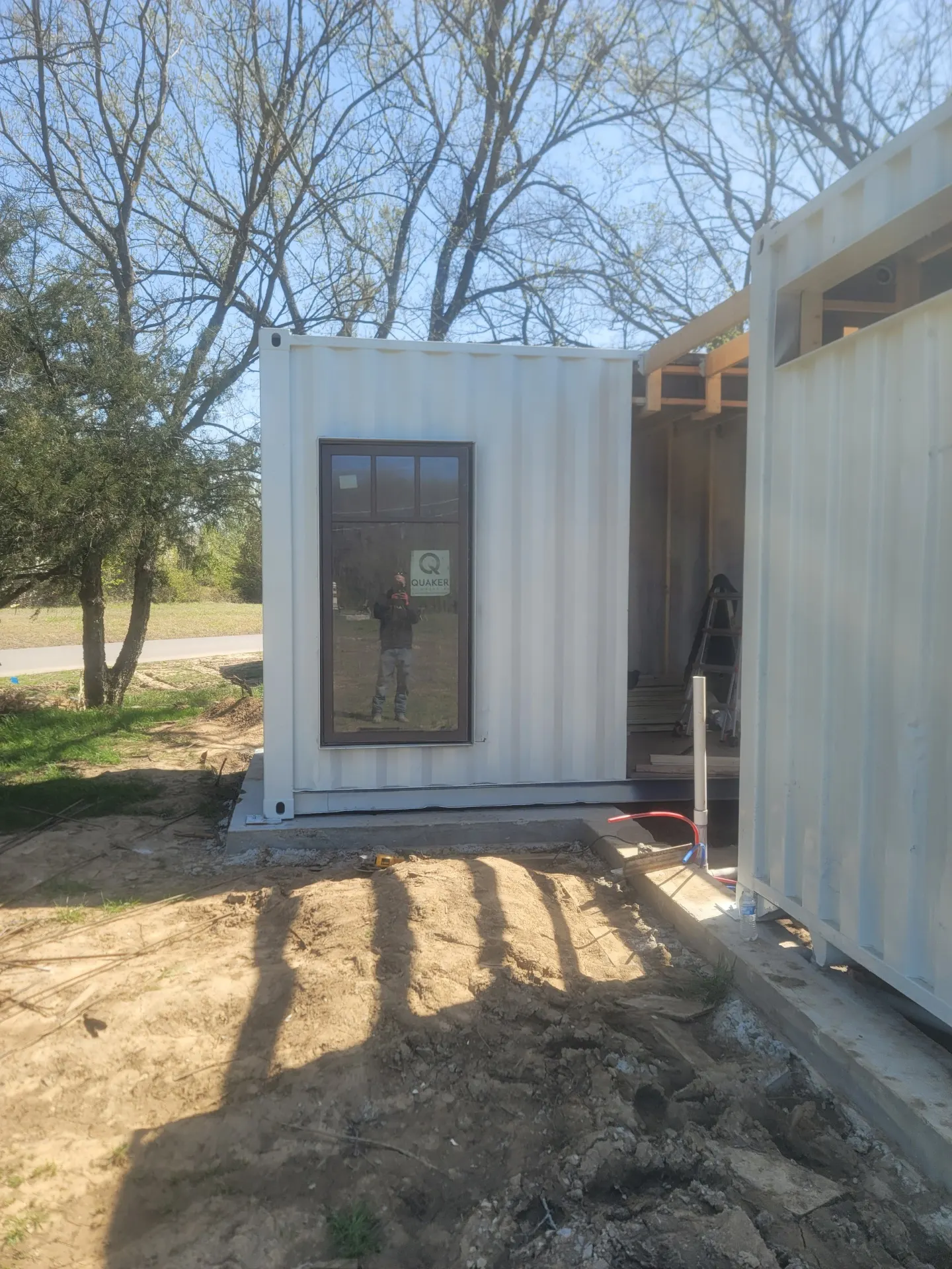 1,280 SF 3-bedroom container home with rooftop deck, Wagoner Oklahoma