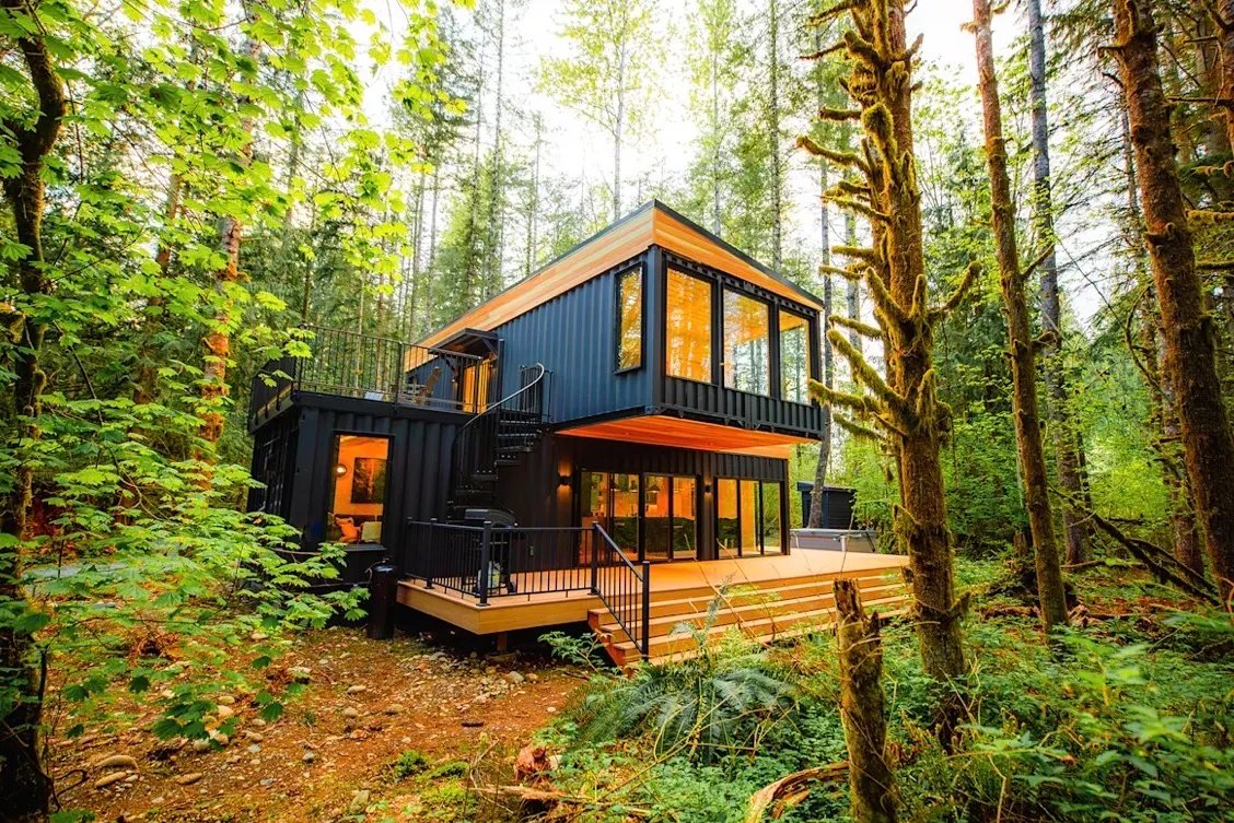 1,920 SF two-story 4-bedroom container home